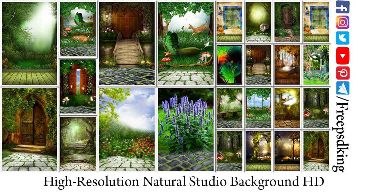 High-Resolution Natural Studio Background HD 